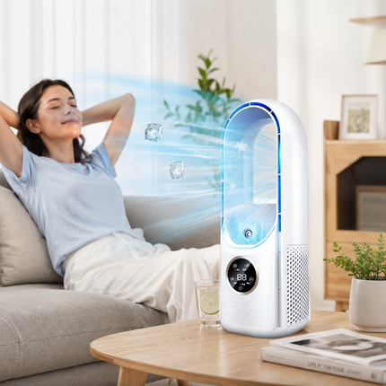 Portable AC Unit | Mini Air Conditioner with Bladeless Design | Energy Efficient for Small Spaces 1