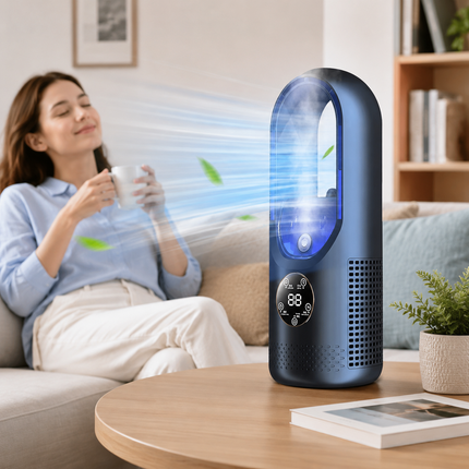 Portable AC Unit | Mini Air Conditioner with Bladeless Design | Energy Efficient for Small Spaces 5