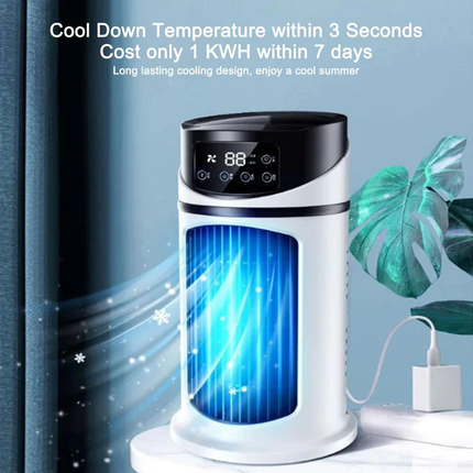 Portable AC Unit | Mini Air Conditioner with Remote Control & Energy Saving Design | Ideal for Small Spaces 5