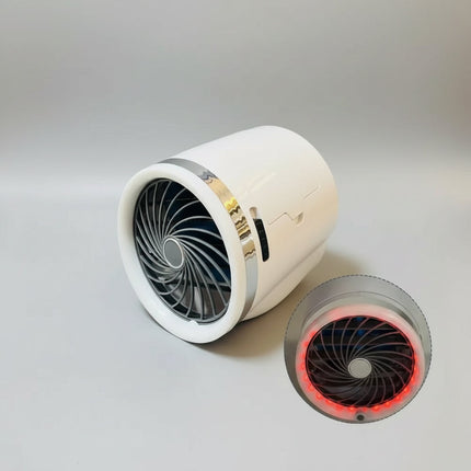 Portable Air Circulation Fan with LED Lights & Reusable Ice Packs for Enhanced Cooling 3