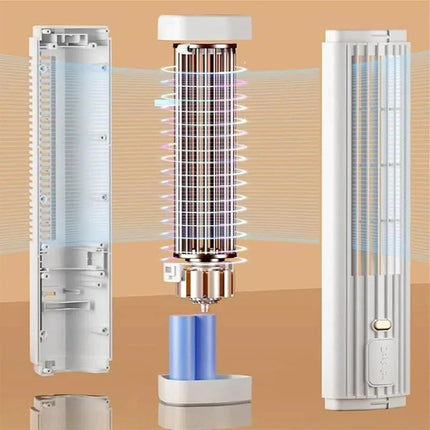 Portable Air Conditioner Fan | Bladeless Design with USB Rechargeable Battery | Compact Cooling Solution for Ultimate Comfort 2