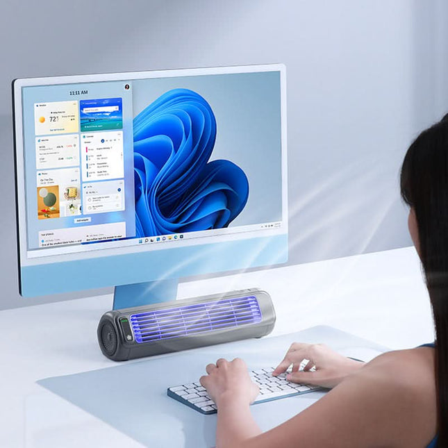 Portable Air Conditioner Fan | Wireless Rechargeable Design with Fast Cooling Technology | Versatile for Home, Office & Travel 1