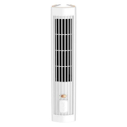 Portable Air Conditioner Tower Fan | Bladeless Design with USB Rechargeable Battery | Compact Cooling Solution for Home and Office 0
