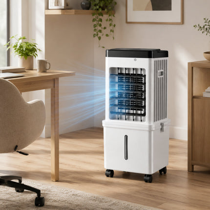 Portable Air Conditioner | 12000 BTU Cooling Unit with Remote Control | Efficient Evaporative Cooler for Comfort in Any Room 0