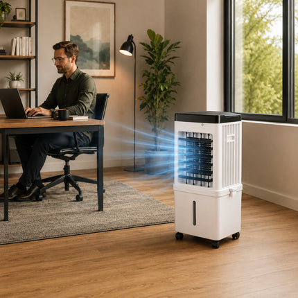 Portable Air Conditioner | 12000 BTU Cooling Unit with Remote Control | Efficient Evaporative Cooler for Comfort in Any Room 1
