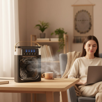 Portable Air Conditioner | Evaporative Cooler with Remote Control | Efficient Personal Cooling for Home and Office 1