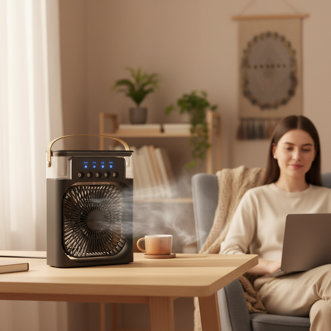 Portable Air Conditioner | Evaporative Cooler with Remote Control | Efficient Personal Cooling for Home and Office 1