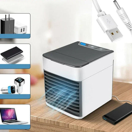 Portable Air Cooler | 3-in-1 Evaporative Cooler Fan with LED Light | Lightweight Design for Fresh Air and Comfort 4