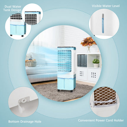 Portable Air Cooler | 4-in-1 Evaporative Fan with 12L Water Tank | Customizable Airflow for Home Comfort 2