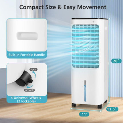 Portable Air Cooler | 4-in-1 Evaporative Fan with 12L Water Tank | Customizable Airflow for Home Comfort 7