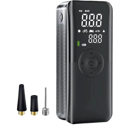 Portable Air Pump | Rechargeable Tire Inflator with 150 PSI | Compact Design for Quick Inflation 0
