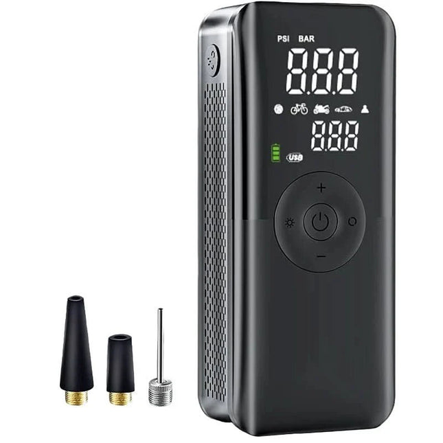 Portable Air Pump | Rechargeable Tire Inflator with 150 PSI | Compact Design for Quick Inflation 0
