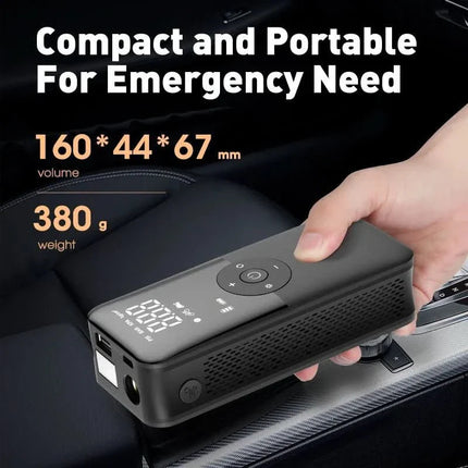 Portable Air Pump | Rechargeable Tire Inflator with 150 PSI | Compact Design for Quick Inflation 4