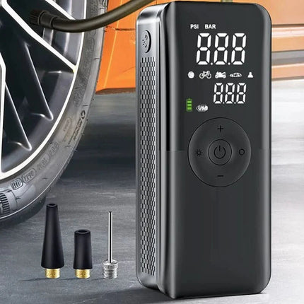 Portable Air Pump | Rechargeable Tire Inflator with 150 PSI | Compact Design for Quick Inflation 5