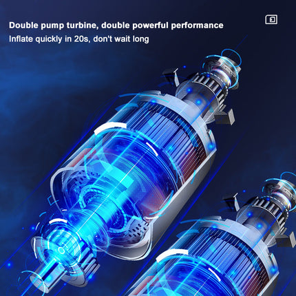 Portable Air Pump | Wireless Tire Inflator with Digital Display | Compact Design for Easy Transport 3
