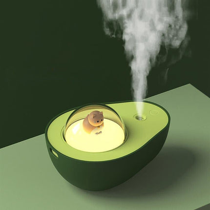 Avocado Mini Spray Humidifier with Negative Ion Generation | Compact USB Humidifier for Improved Air Quality