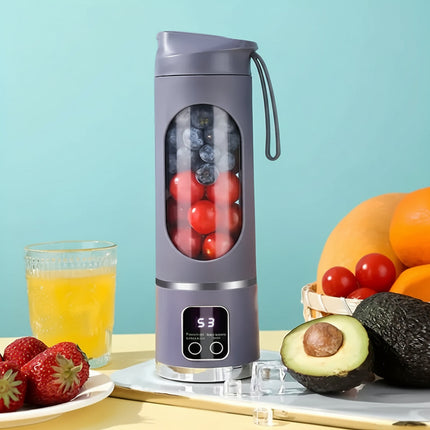 Portable Blender Cup | USB Rechargeable Smoothie Juicer for Quick Drinks 0