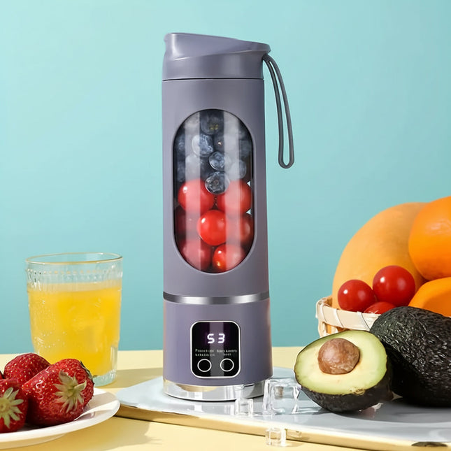Portable Blender Cup | USB Rechargeable Smoothie Juicer for Quick Drinks 0