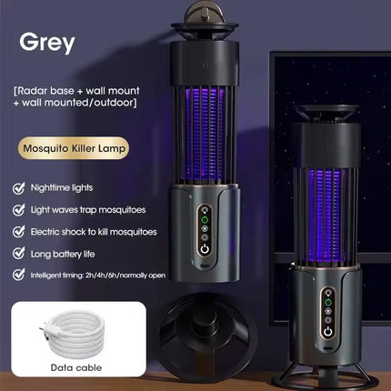 Portable Bug Zapper | Indoor & Outdoor Mosquito Control with Silent Operation | USB Rechargeable for Peaceful Pest-Free Living 3