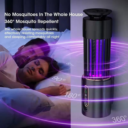 Portable Bug Zapper | Indoor & Outdoor Mosquito Control with Silent Operation | USB Rechargeable for Peaceful Pest-Free Living 7