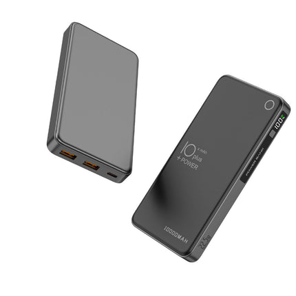 Portable Charger | 10000 mAh Power Bank with Fast Charging & LCD Display | Dual USB Ports for On-the-Go Charging 4