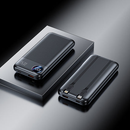Portable Charger | 10000mAh Power Bank with Built-In Cables | Compact Design for Fast On-the-Go Charging 2