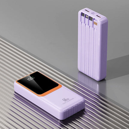 Portable Charger | 66W Fast Charging Power Bank with LCD Display | Compact Design for On-the-Go Charging 5