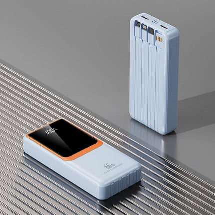 Portable Charger | 66W Fast Charging Power Bank with LCD Display | Compact Design for On-the-Go Charging 6