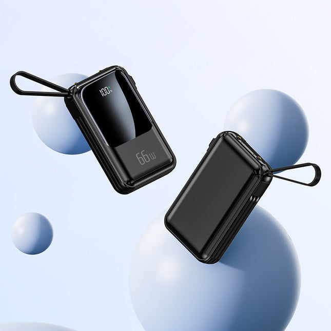 Portable Charger | 66W Power Bank with Digital Display | Compact Design for Fast On-the-Go Charging 0