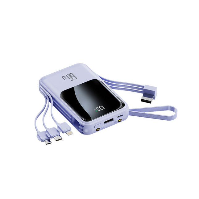Portable Charger | 66W Power Bank with Digital Display | Compact Design for Fast On-the-Go Charging 1