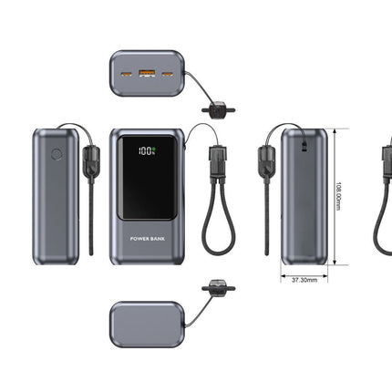Portable Charger | High-Capacity Power Bank with Digital Indicator | Compact Design for On-the-Go Convenience 1