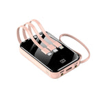 Portable Charger | High-Capacity Power Bank with Integrated Cables | Fast Charging for On-the-Go Convenience 0