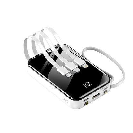 Portable Charger | High-Capacity Power Bank with Integrated Cables | Fast Charging for On-the-Go Convenience 2