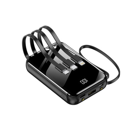Portable Charger | High-Capacity Power Bank with Integrated Cables | Fast Charging for On-the-Go Convenience 3
