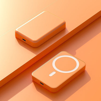 Portable Charger | Induction Power Bank with Integrated Cable Management | High Capacity for Effortless Charging 5