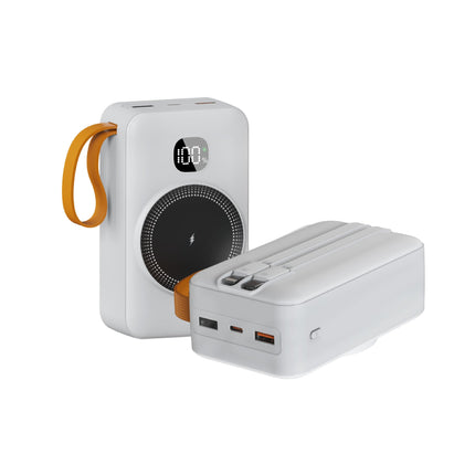 Portable Charger | Inductive Fast Charging Power Bank with LED Indicator | Compact Design for On-the-Go Device Charging 1
