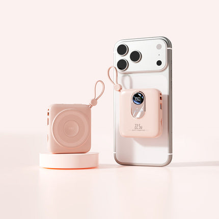 Portable Charger | Mini Power Bank with Fast Induction Charging | Compact Design for On-the-Go Convenience 2