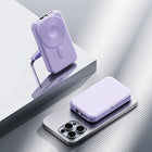 Portable Charger | Power Bank with Foldable Stand & Digital Indicator | Compact Design for On-the-Go Charging 0