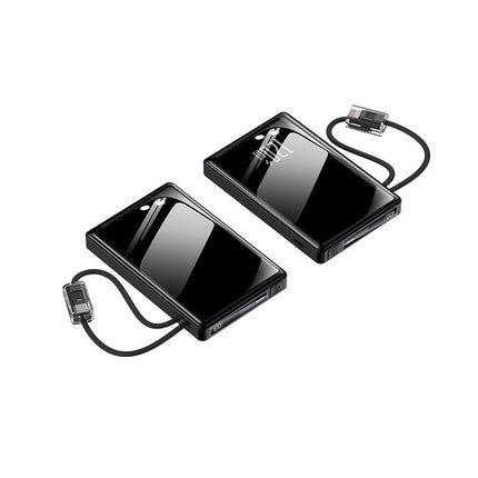 Portable Charger | Power Bank with Integrated Cables & Fast Charging | Compact Design for On-the-Go Convenience 0