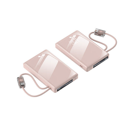 Portable Charger | Power Bank with Integrated Cables & Fast Charging | Compact Design for On-the-Go Convenience 2