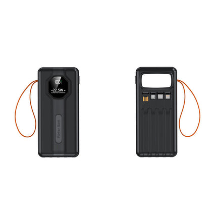 Portable Charger | Power Bank with Integrated Cables & Fast Charging | Compact Design for On-the-Go Convenience 6