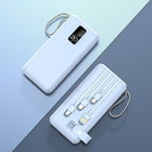 Portable Charger | Power Bank with Integrated Cables & Smart Management | Compact Design for On-the-Go Convenience 0