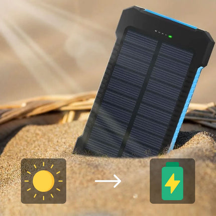 Portable Charger | Waterproof Solar Power Bank with 30000mAh Capacity | Dual USB Outputs for Outdoor Adventures 6