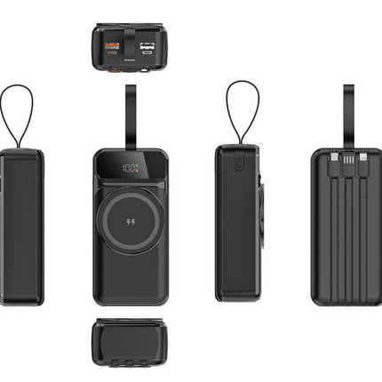 Portable Charger | Wireless Power Bank with Smart Charging & Digital Display | High Capacity for On-the-Go Convenience 4