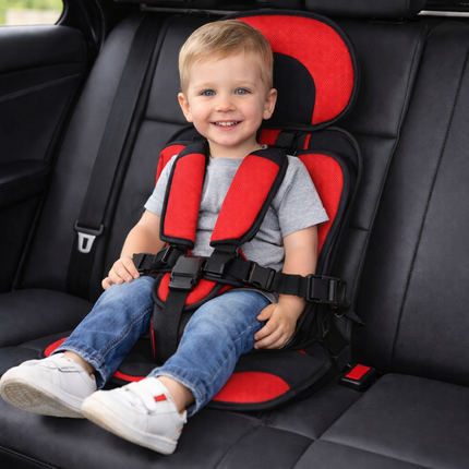 Portable Child Booster Seat | Adjustable Travel Harness for Safe Journeys 2