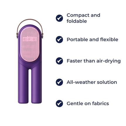 Portable Clothes Dryer | Quick Drying & Lightweight Foldable Design for Travel 6