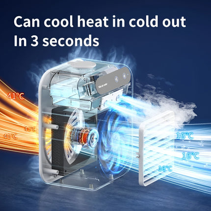 Portable Desktop Cooling Fan with Humidifier Function | USB Rechargeable Design for Personal Comfort 2