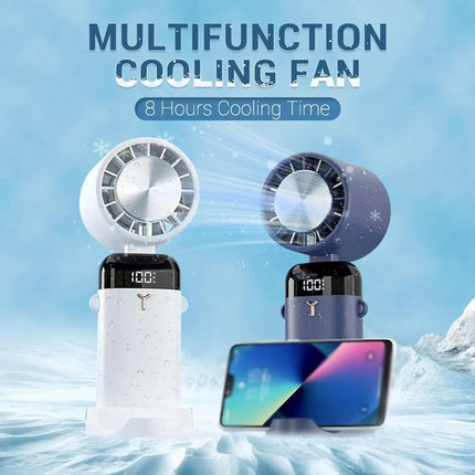 Portable Electric Cooling Fan with 3-Speed Settings & Ice Compression | Compact Design for Instant Heat Relief 8