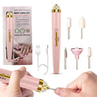 Portable Electric Nail Polisher | 5-in-1 Manicure Tool with Built-In Light | Precision Grooming for Effortless Nail Care 0