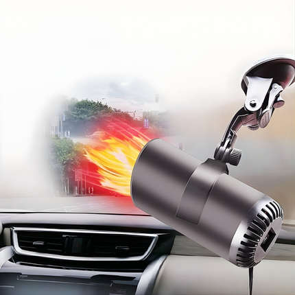 Portable Electric Space Heater | 12V Car Defroster with Dual Functionality | Compact Design for Year-Round Comfort 3